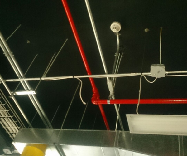 Imagen vertical de sistema de detección y extinción de incendio IMEC 6