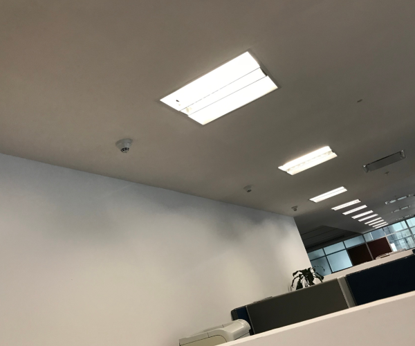 Imagen vertical de sistema de detección y extinción de incendio IMEC 2
