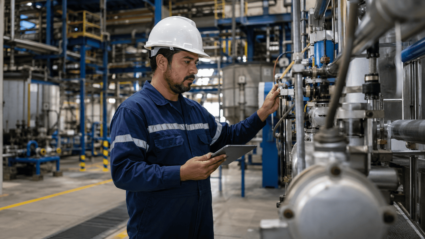 Planta industrial y manufactura