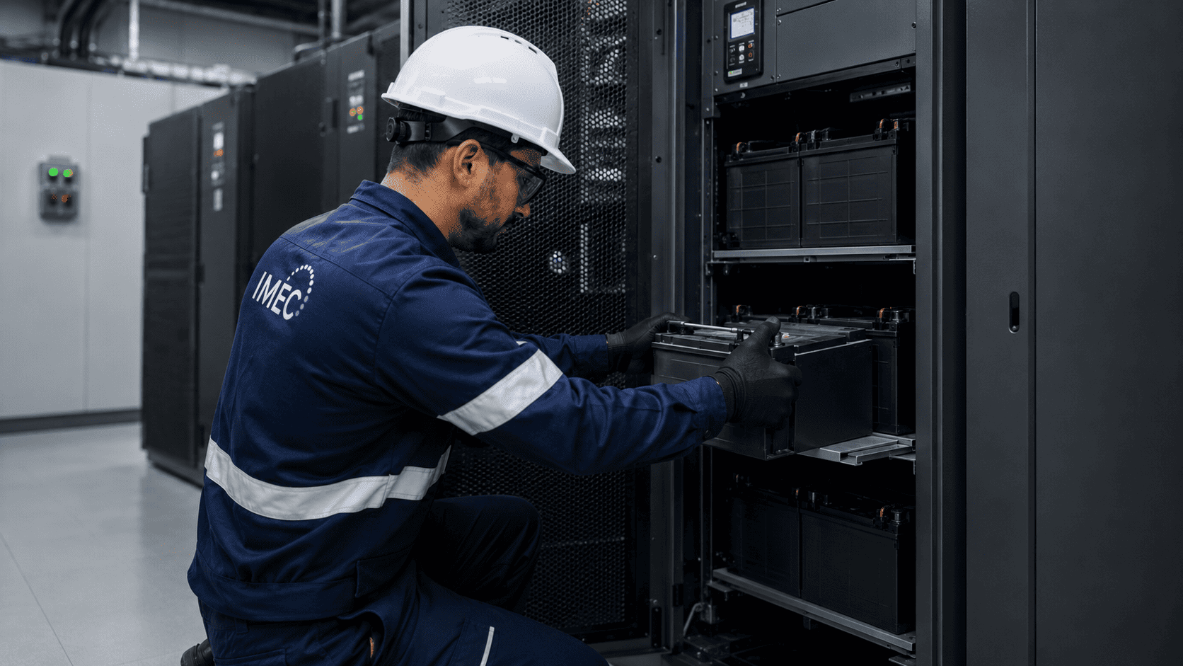 Banco de baterías para UPS en operación crítica